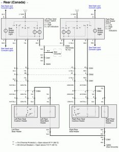 Acura RL - wiring diagram - heated seats (part 2)
