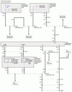 Acura RL - wiring diagram - keyless entry (part 3)