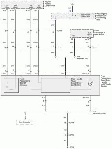 Acura RL - wiring diagram - keyless entry (part 5)