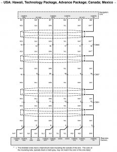 Acura RL - wiring diagram - rear view monitor (part 3)