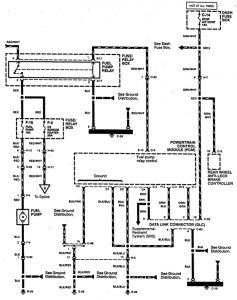 Acura SLX - wiring diagram - fuel controls (part 2)