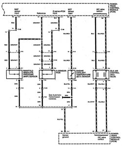 Acura SLX - wiring diagram - fuel controls (part 4)