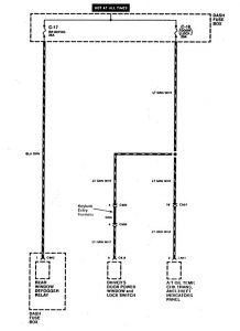 Acura SLX - wiring diagram - power distribution (part 11)