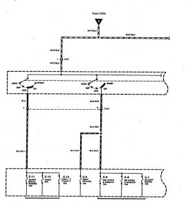 Acura SLX - wiring diagram - power distribution (part 3)