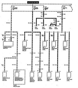 Acura SLX - wiring diagram - power distribution (part 7)