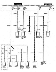 Acura SLX - wiring diagram - power distribution (part 9)