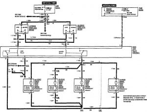 Acura SLX - wiring diagram - power locks