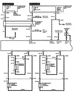 Acura CL - wiring diagram - audio (part 1)