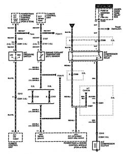 Acura CL - wiring diagram - HVAC controls (part 3)