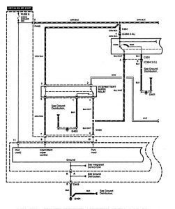 Acura CL - wiring diagram - wiper/washer (part 1)