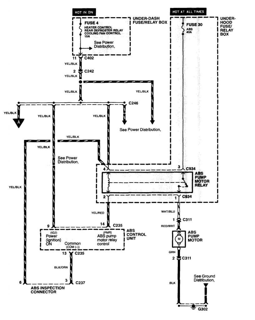 Acura NSX (1997 - 2004) - wiring diagrams - brake controls ...