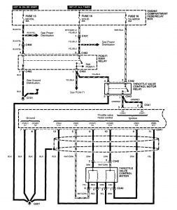 Acura NSX - wiring diagram - speed control (part 3)