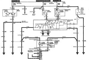 Acura SLX - wiring diagram - exterior lighting (part 1)