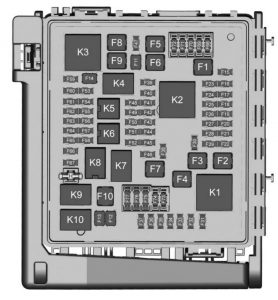 Chevrolet Traverse -  wiring diagram - fuse box diagram - engine compartment