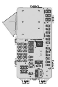 Chevrolet Traverse -  wiring diagram - fuse box diagram -  instrument panel