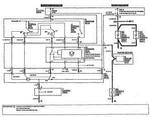 Mercedes-Benz 190E -  wiring diagram - wiper/washer
