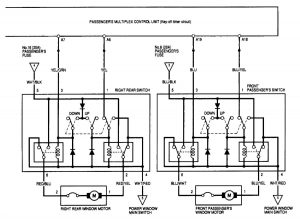 Acura MDX - wiring diagram - power windows (part 4)