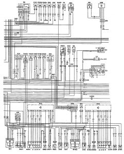 Mercedes-Benz 300CE - wiring diagram - charging system (part 2)