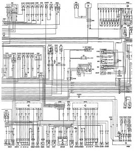 Mercedes-Benz 300CE - wiring diagram - charging system (part 2)