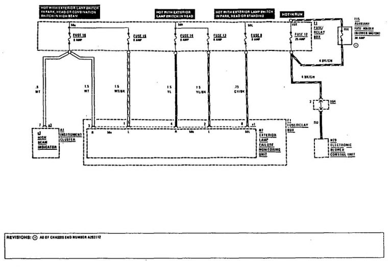 Mercedes Se Fuse Box Diagram