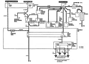 Mercedes-Benz 300CE - wiring diagram - power seat (part 1)