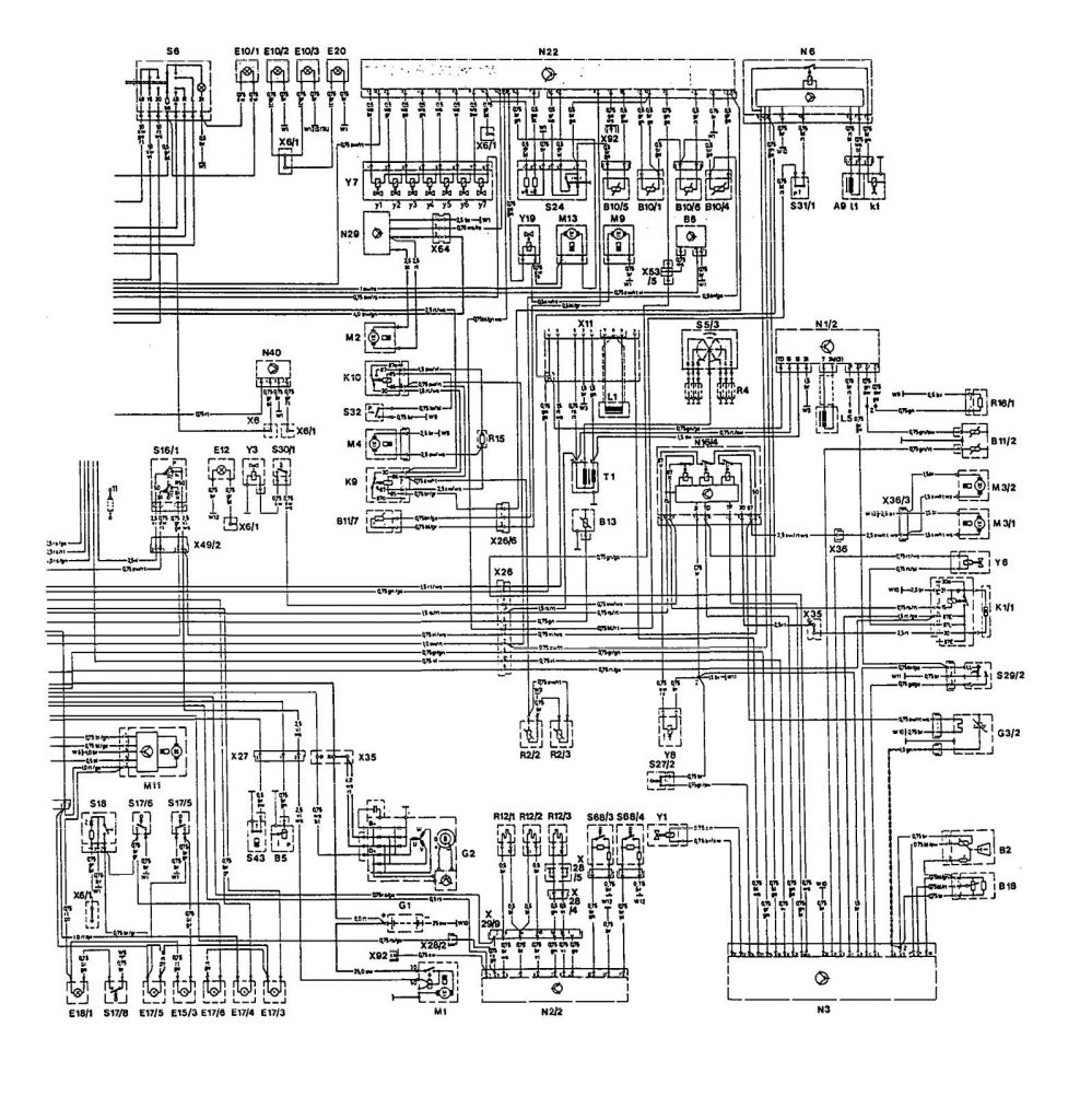 Mercedes-Benz 300E (1992) - wiring diagrams - igniition - Carknowledge.info