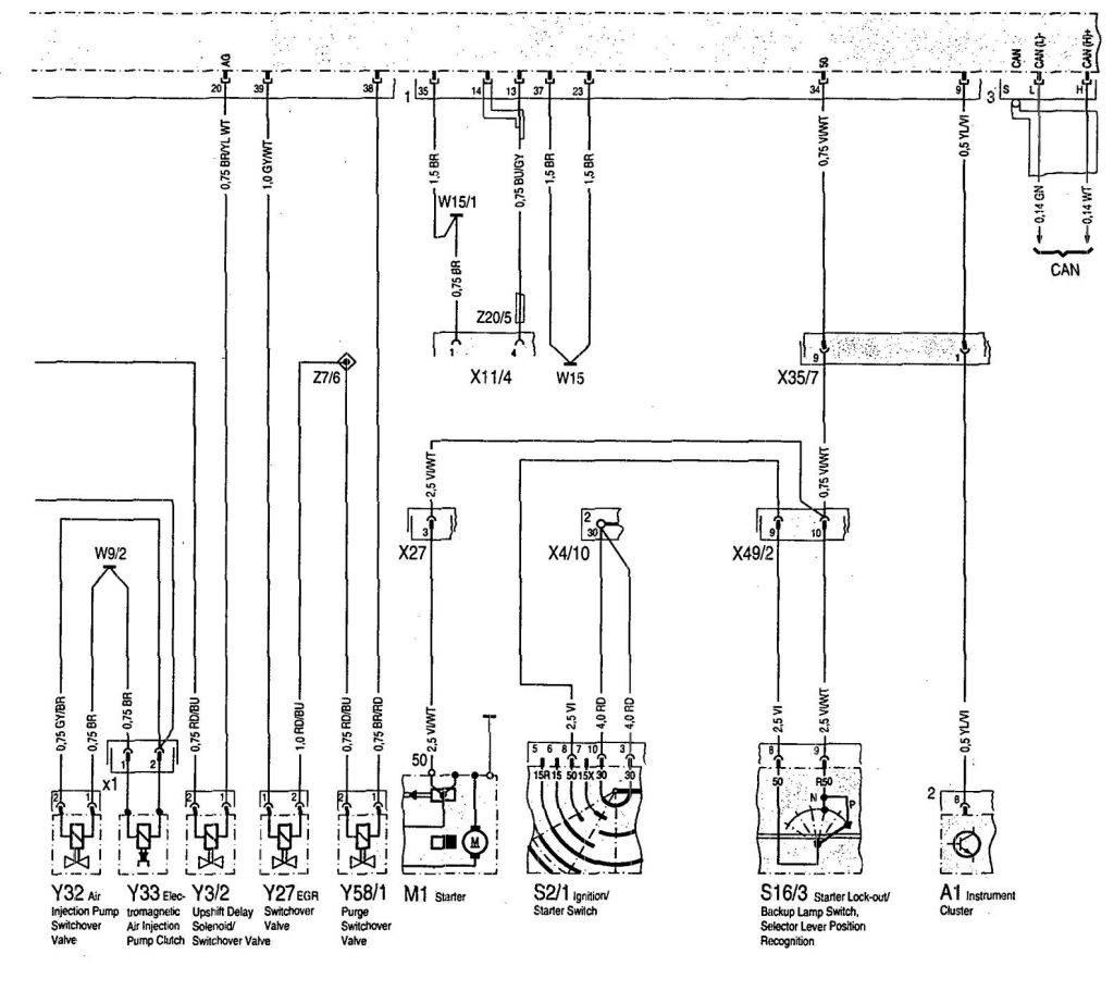 Mercedes-Benz 300SE (1992 – 1993) – wiring diagrams – fuel controls ...