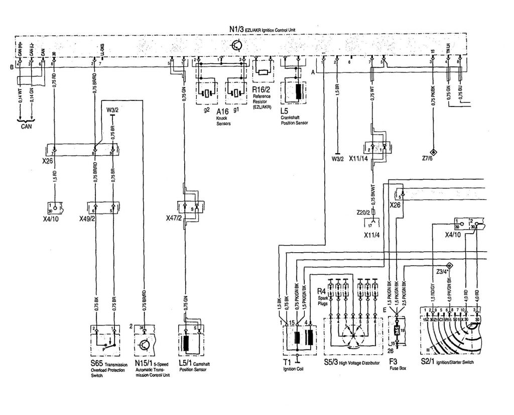 Mercedes-Benz 300SE (1992 – 1993) – wiring diagrams – fuel controls ...