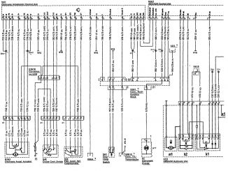 Mercedes-Benz 500SL (1990 – 1992) – wiring diagrams – ABS