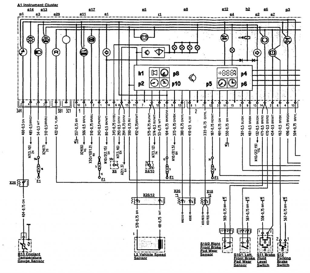 Mercedes-Benz 300SL (1990 – 1993) – wiring diagrams – heated windshield ...