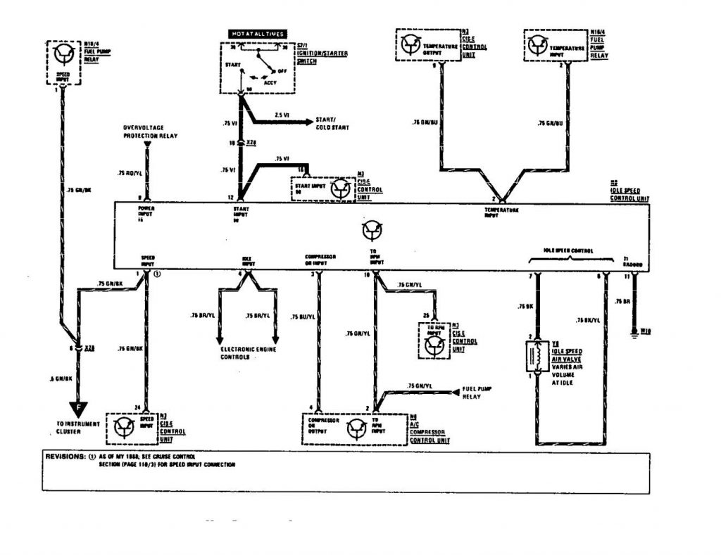 Mercedes-benz 560sel (1991) – Wiring Diagrams – Fuel Controls 