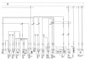 Mercedes-Benz C220 - wiring diagram - power locks (part 2)