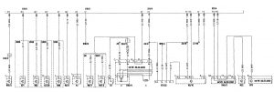 Mercedes-Benz C280 - wiring diagram - computer data lines