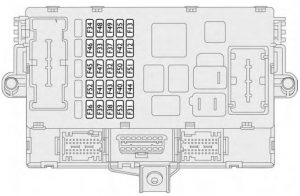 Fiat Croma – fuse box – dashboard