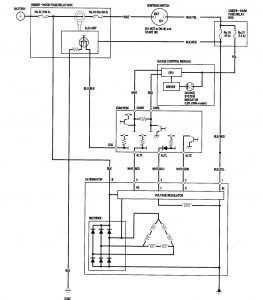 Honda Accord - wiring diagram - charging system