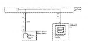 Honda Accord - wiring diagram - power distribution (part 13)