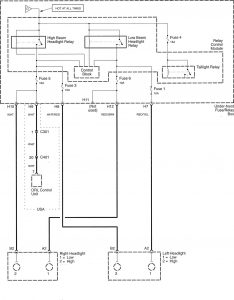 Honda Accord - wiring diagram - power distribution (part 5)