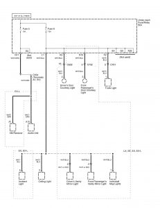 Honda Accord - wiring diagram - power distribution (part 8)