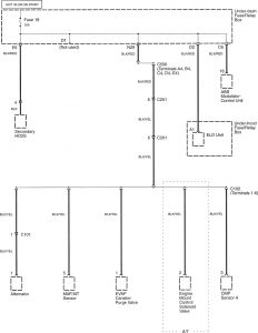 Honda Accord - wiring diagram - power distribution