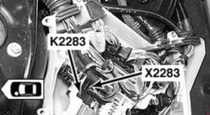 BMW 3 series - E46 - fuse box diagram - K2283 - preheater relay (DDE4.0)