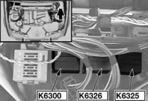 BMW 3 series E46 - fuse box diagram - K6326 - unloader relay terminal 15 (NS46 engine)