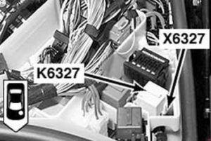 BMW 3 series E46 - fuse box diagram - K6327 relay fuel injectors (MS43)