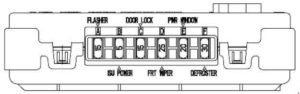 Chevrolet Epica – fuse box diagram – BCM fuse block