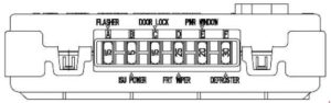 Chevrolet Evanda – fuse box diagram – BCM fuse block