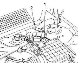 Alfa Romeo 155 – fuse box diagram – heating-ventilation system