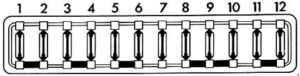 Porsche 914 - fuse box diagram