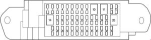 Toyota 86 - fuse box diagram - passenger compartment fuse box