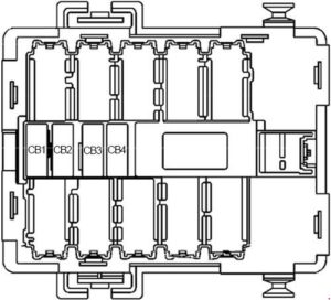 Chevrolet Silverado - fuse box diagram - passenger compartment relay
