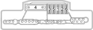 Chrysler Crossfire - fuse box diagram - engine compartment